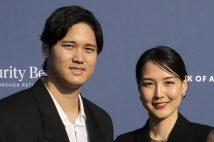 大谷夫妻の第1子誕生から1ヶ月（AFP＝時事）